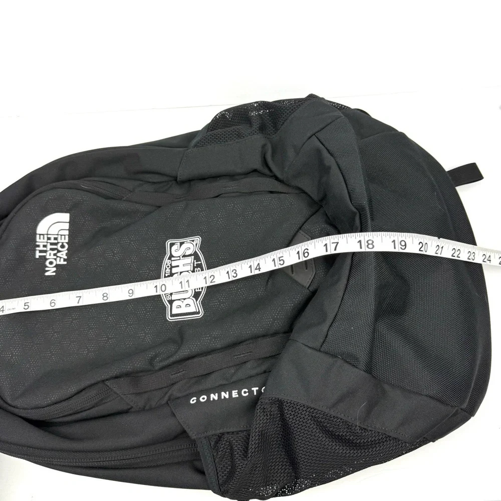The North‎ Face Connector Backpack Bush Logo Black Canvas Used Once